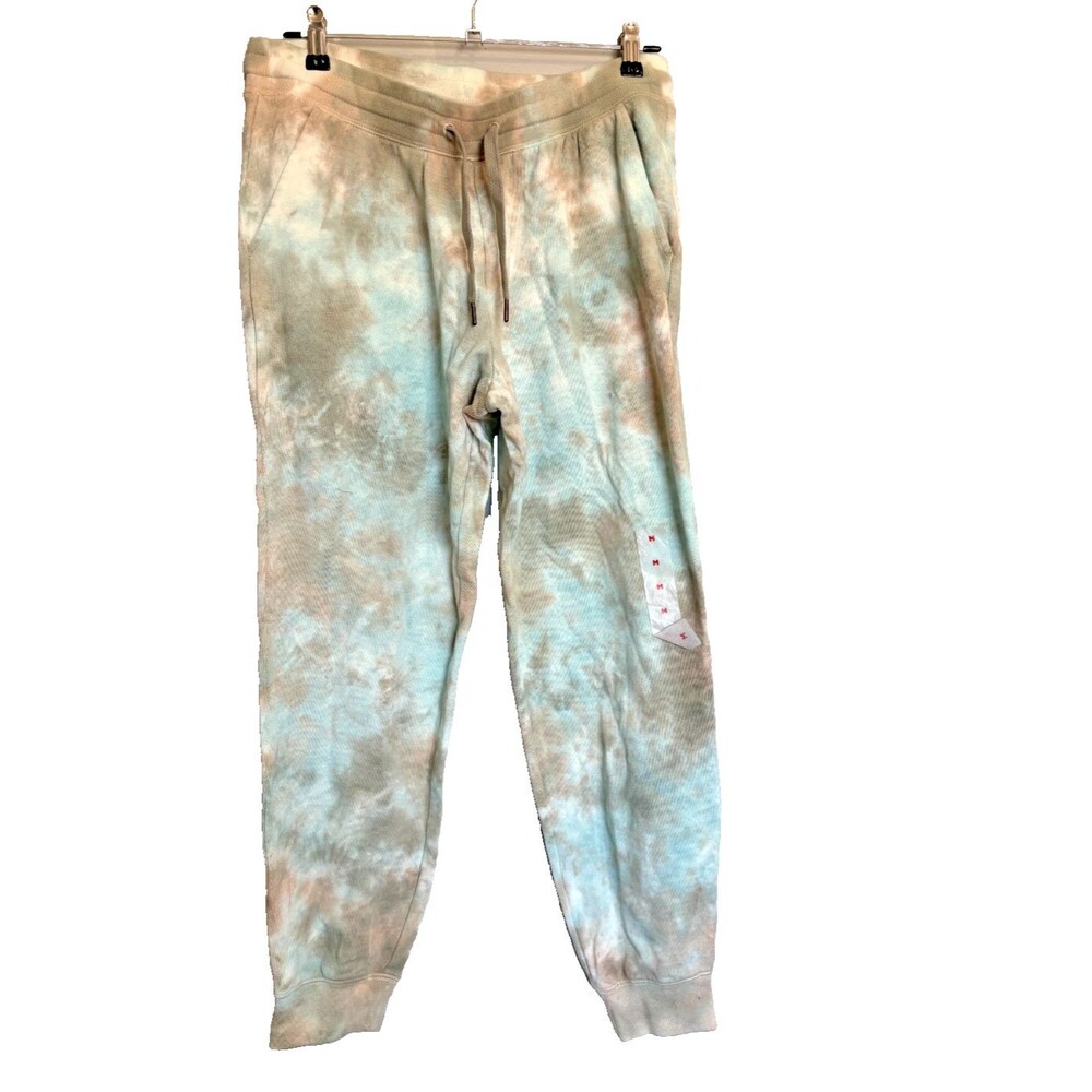 Old Navy Active Medium Tie Dye Sweatpants Joggers Blue Brown